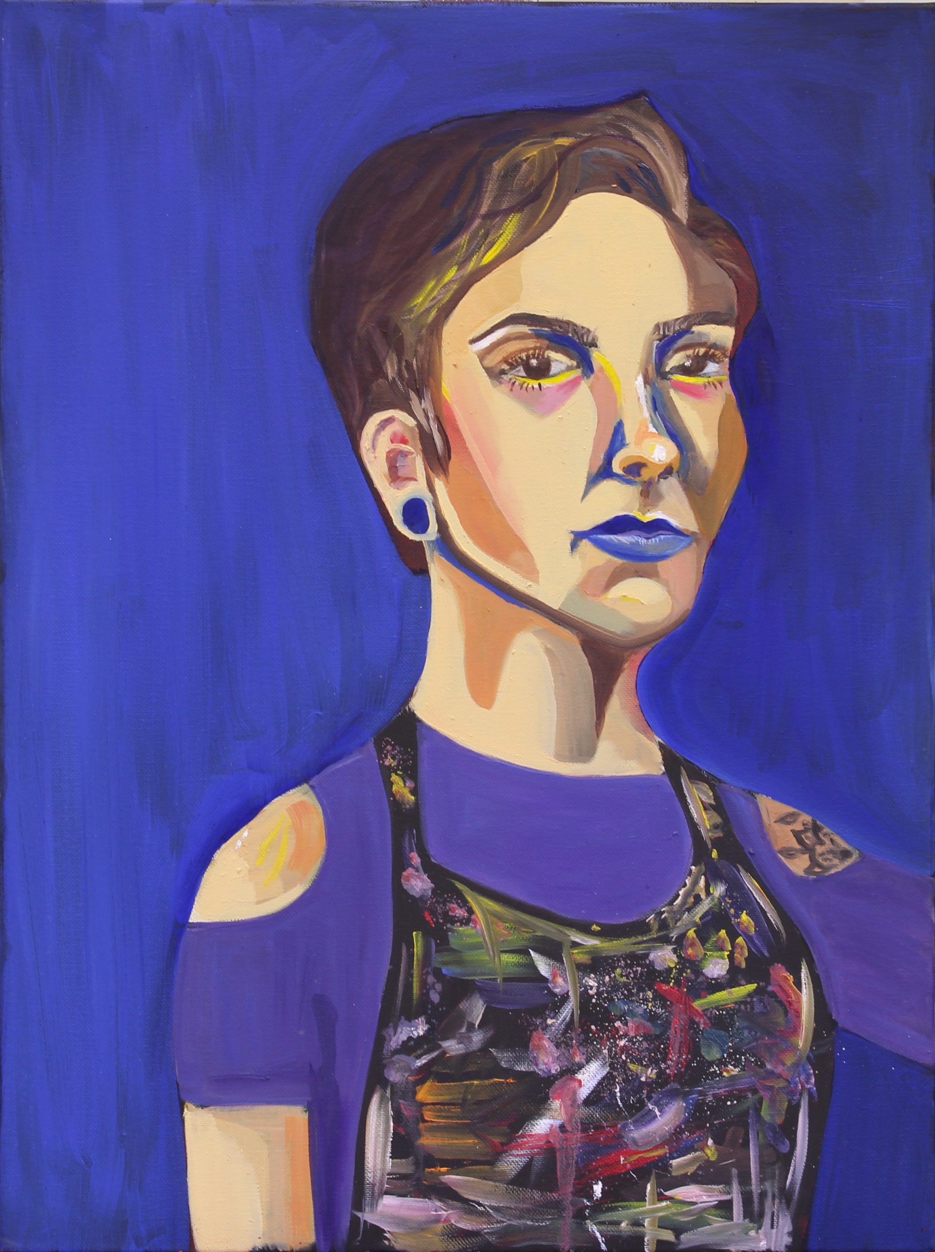 “selfportrait” by Katie Frazee, BSE Art Education Katie Frazee