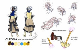 Quinne Hibbler, “The Golden City, Cleona” Character Sheet