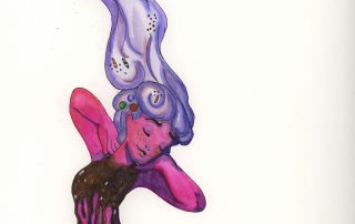 Centaur of Sweets, by Bailey Shaw of Sweets_Watercolor,Ink,Pencil_9x12 Centaur of Sweets, by Bailey Shaw
