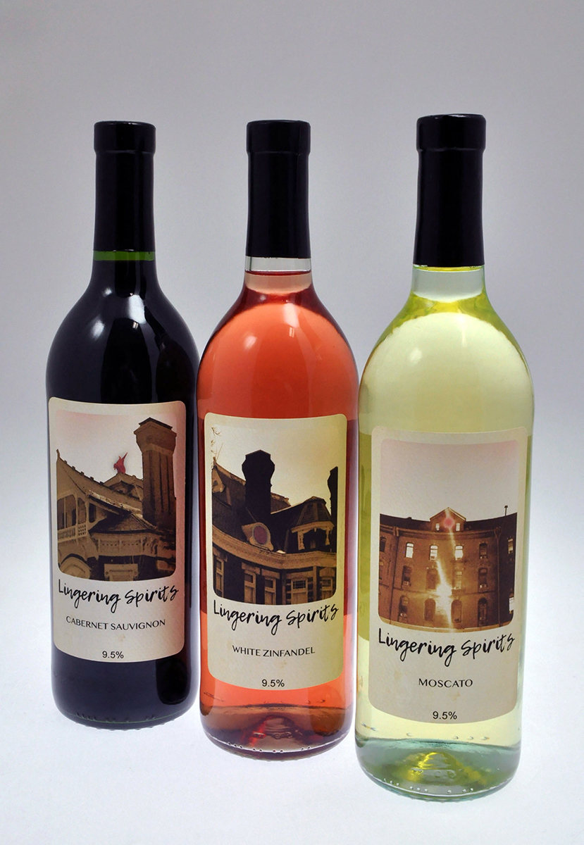 Lingering Spirits Wine Label