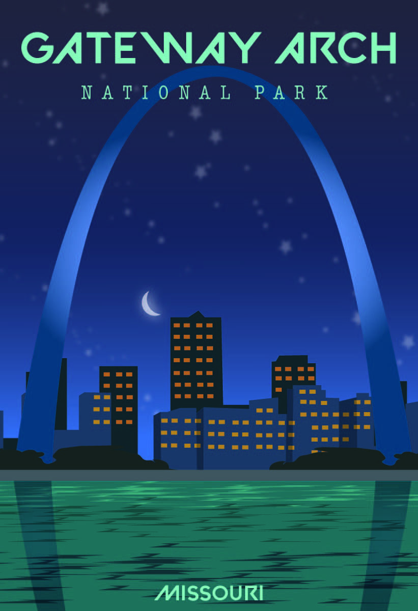 Gateway Arch National Park Poster
