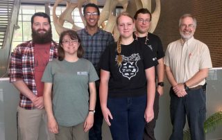 ls-griffons group before sculpture