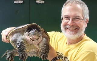 OLYMPUS DIGITAL CAMERA Dr. Mills with Turtle