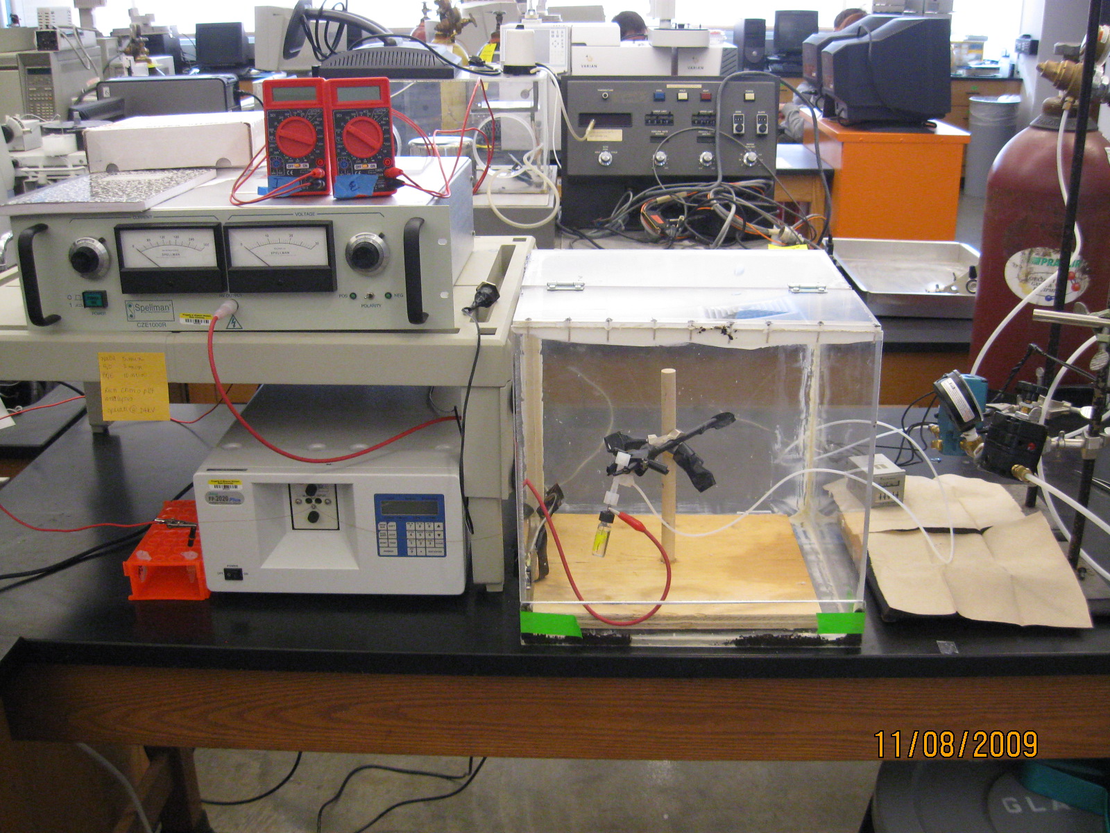 Home Built Capillary Electrophoresis System with Fluorescence Detection