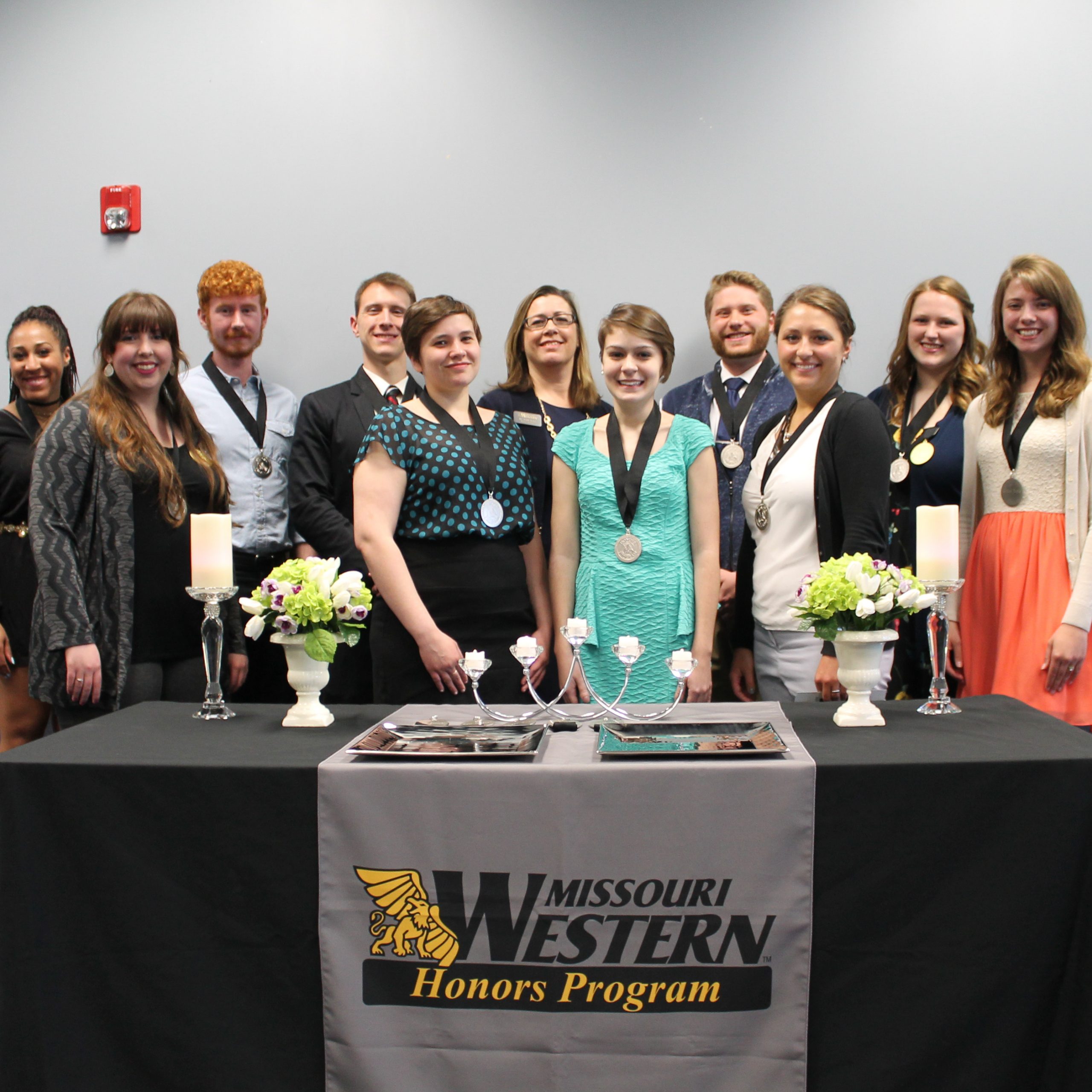 students at the honors ceremony