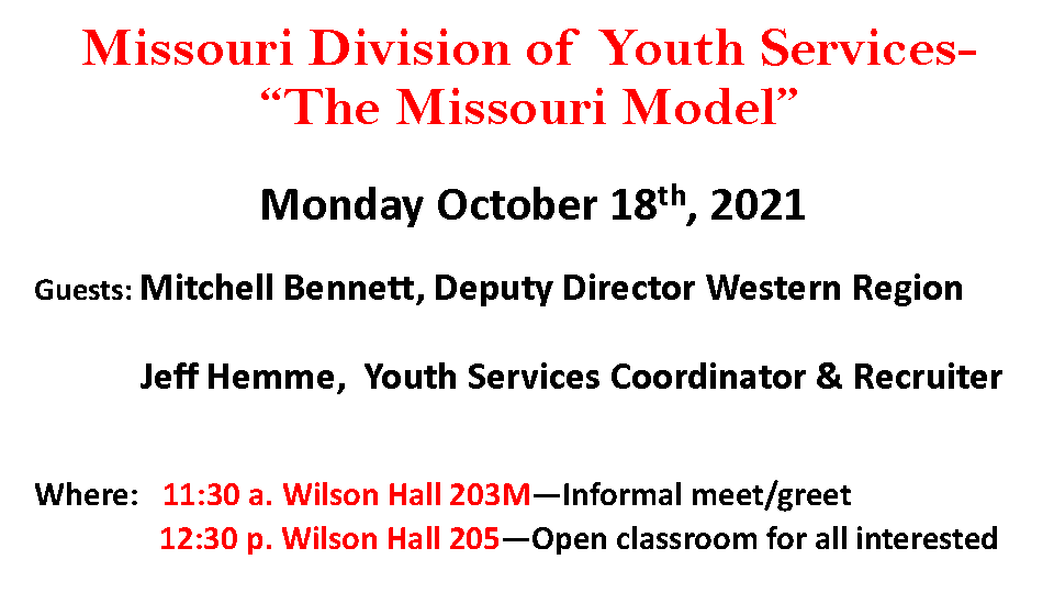 Division of youth services event flyer