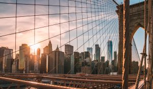 Brooklyn Bridge during Golden Hour