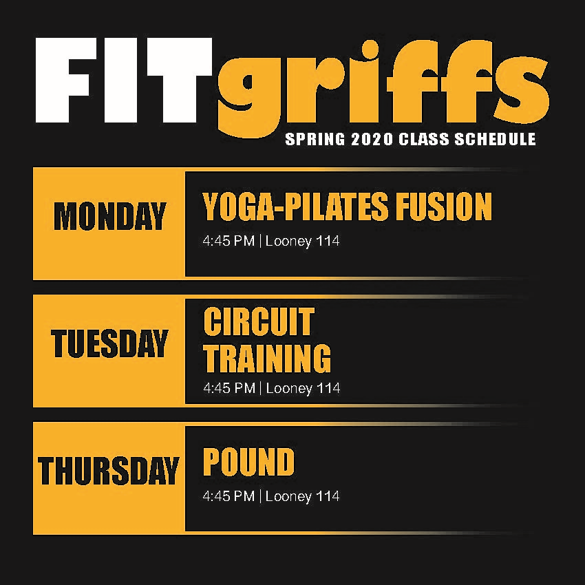FITgriffs Spring 2020 Class Schedule
