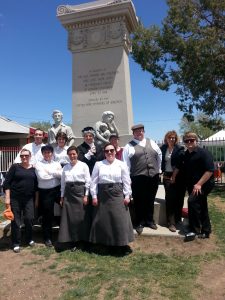 Students, along with Dr. Susan Carter and Dr. Laurel Vartabedian, performed Dr. Vartabedian's play, "American Story," in Colorado. 