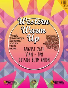 Western Warm Up August 26 11am to 1 pm outside Blum Union