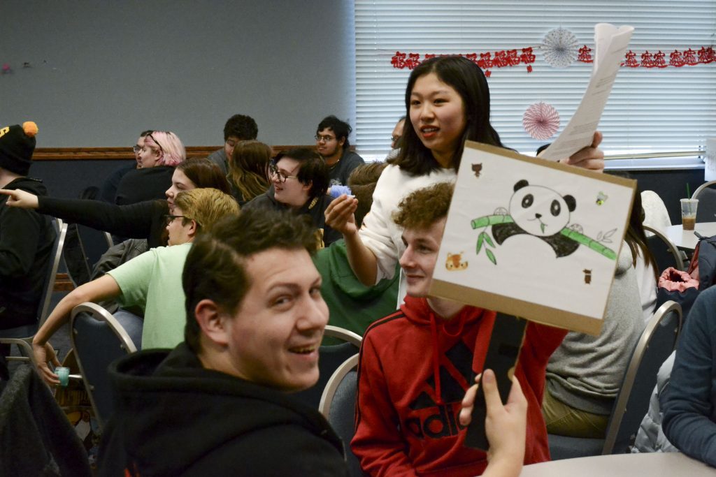 students enjoy Chinese New Year celebration