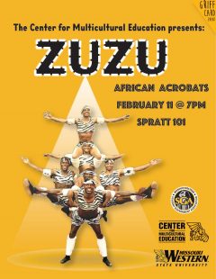 Zuzu African Acrobats Feb. 11, 7 pm, Spratt 101