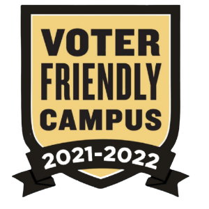 voter friendly campus badge