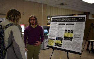 student poster session