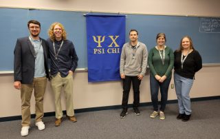 students at Psi Chi induction