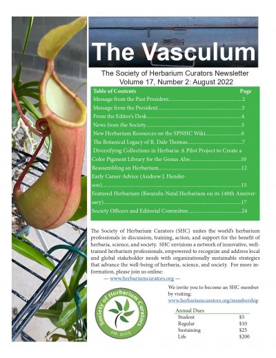 cover of Vascuum newsletter