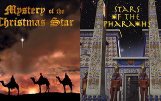 planetarium shows The Mystery of the Christmas Star and The Stars of the Pharaohs