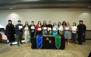group photo of inductees
