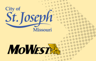 City of St. Joseph MO and MoWest logos