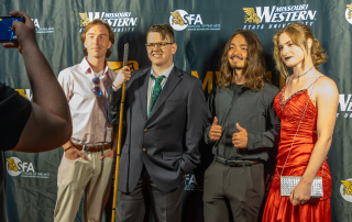 film festival attendees on red carpet