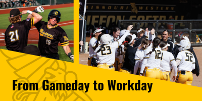 baseball and softball players celebrate