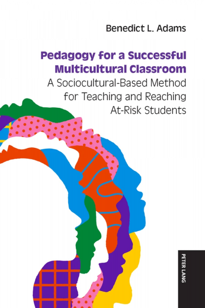 author, title, graphic of facial profiles in multiple colors