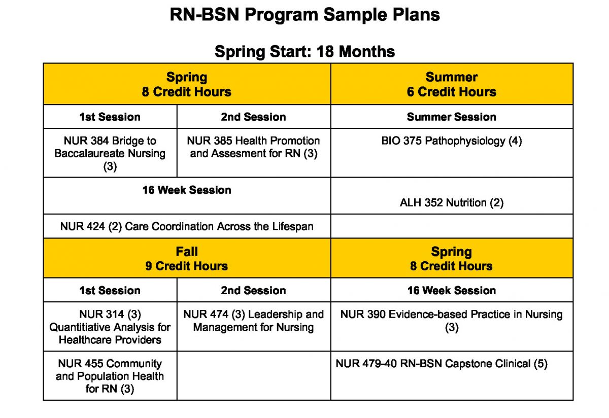 RNBSN Track Department of Nursing MWSU