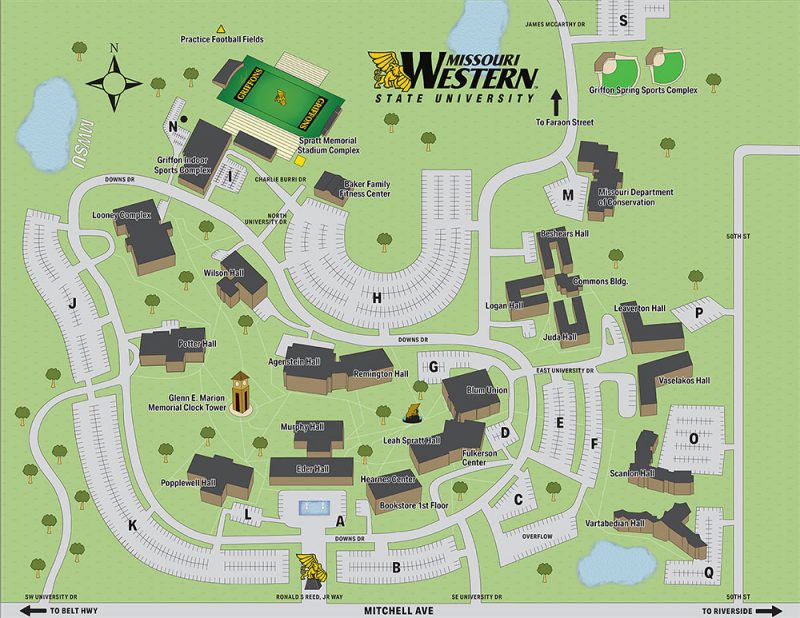 MWSU Campus Map