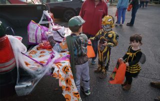 Children at Gold Friday event