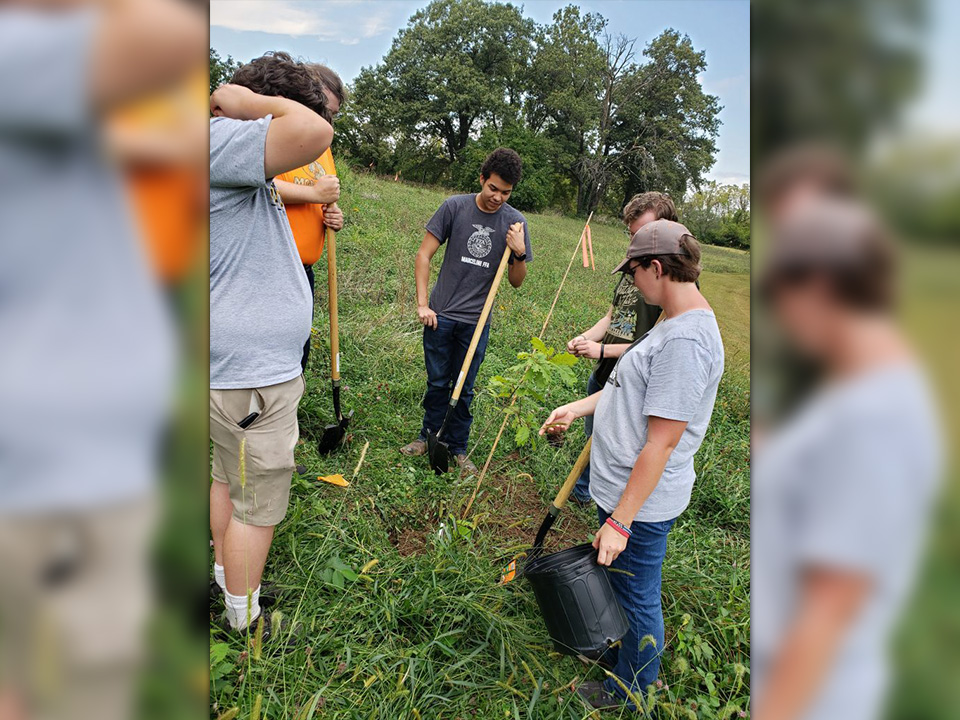 Wildlife Society in the field