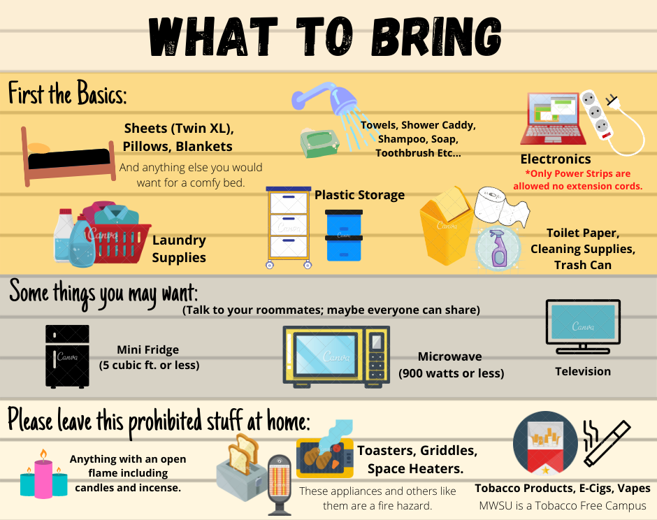 What to Bring Infographic