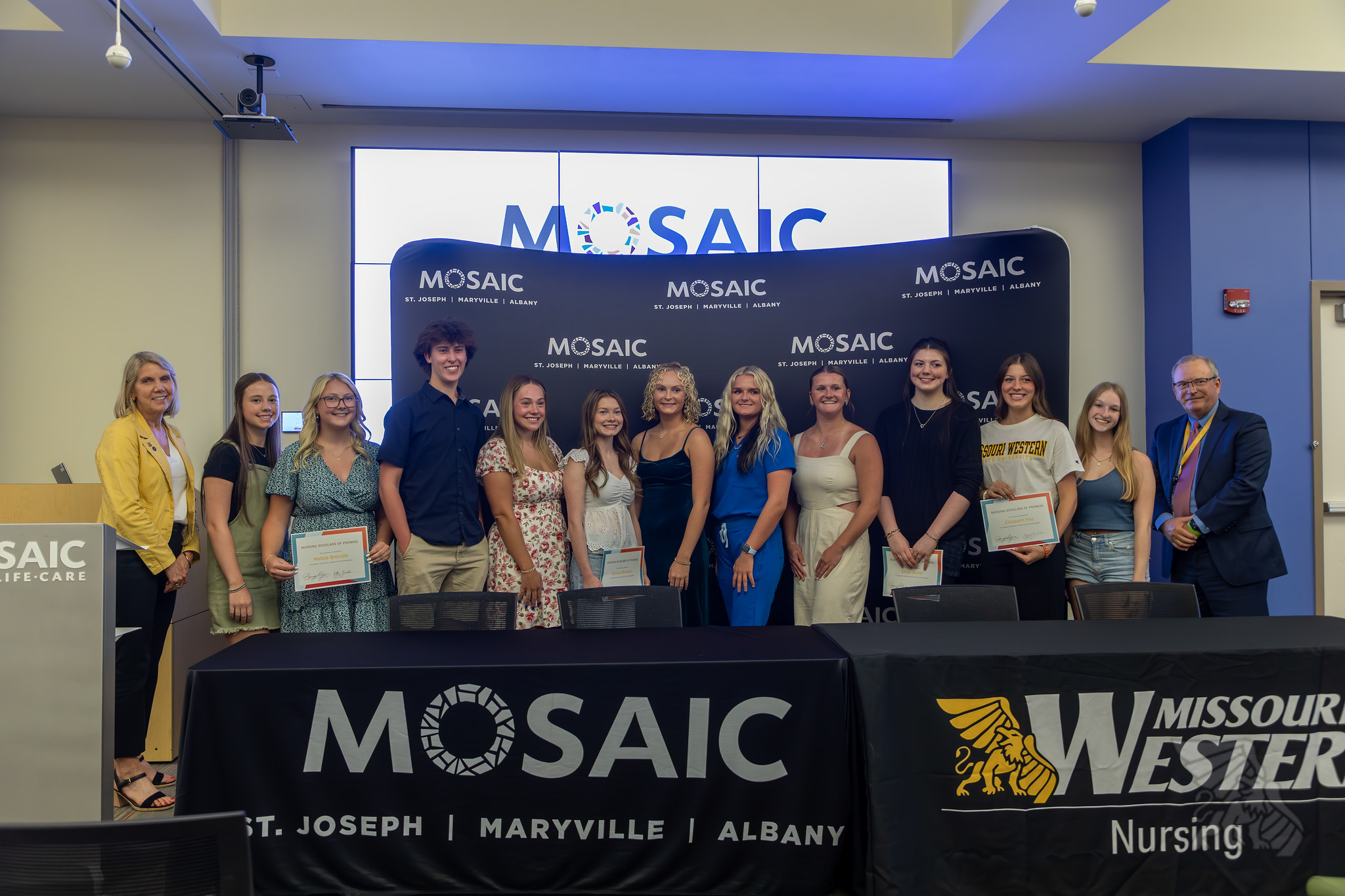 Nursing Scholars of Promise smile for the camera