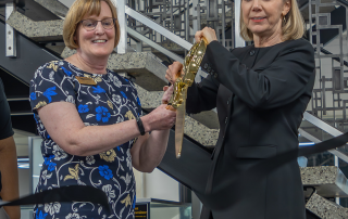 Library Ribbon Cutting Square