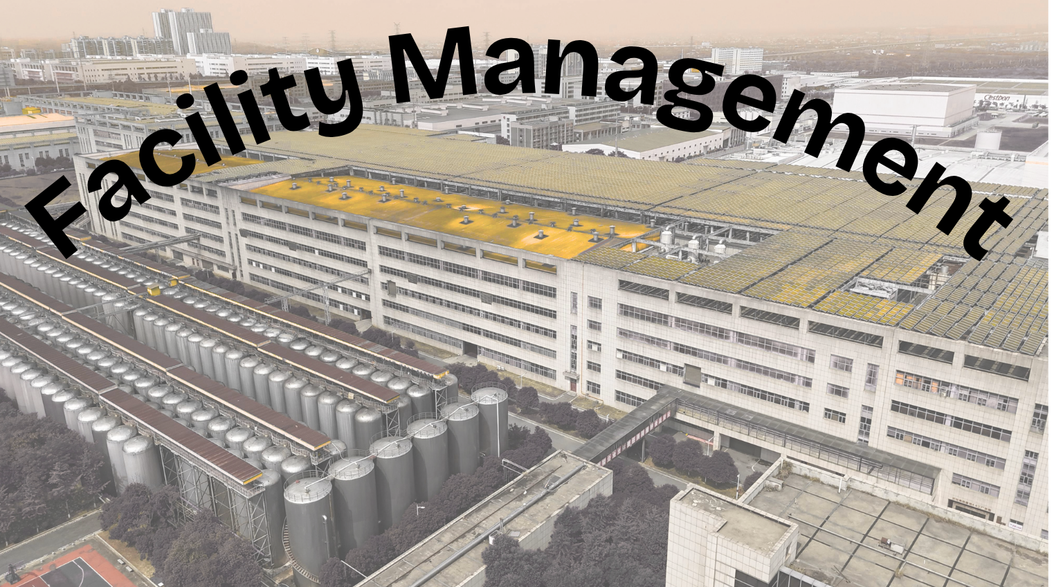 factory aerial view