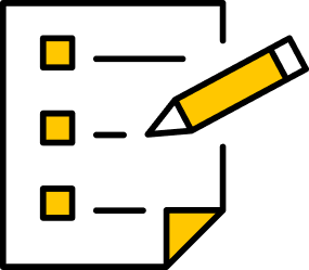 Icon of paper with pencil