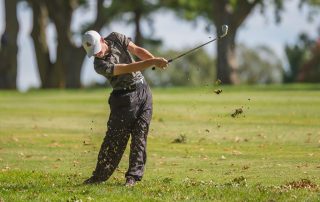 Pat McCarthy playing golf