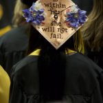 Decorated graduation caps