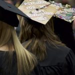 Decorated graduation caps