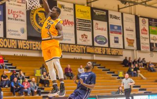 Basketball slam dunk