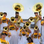 Golden Griffon Marching Band performing