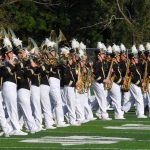 Golden Griffon Marching Band performing