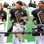 Golden Griffon Marching Band performing