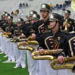 Golden Griffon Marching Band performing